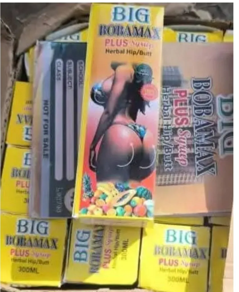Douanes burkinabe : des produits dangereux de rondeurs et pour grossir les fesses saisis.